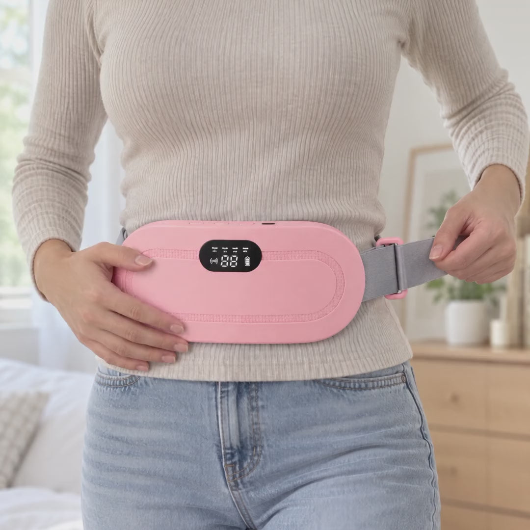 Kalmi Cordless Heat & Massage Belt – Wearable Heating Pad